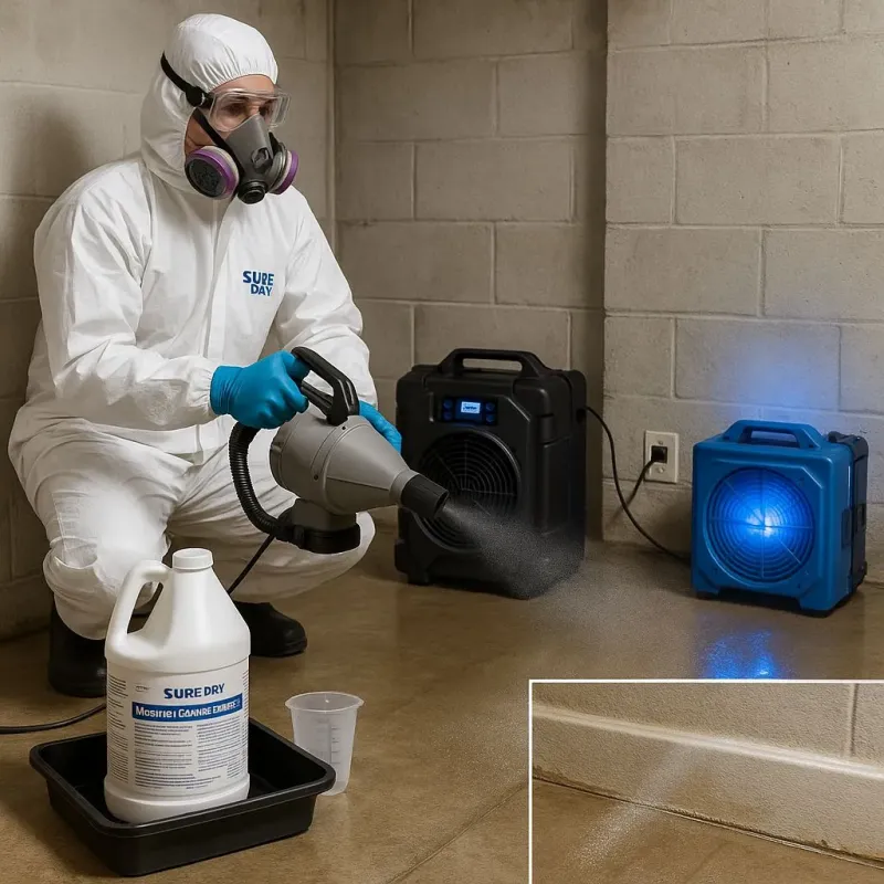 Sanitization and Odor Removal process in Guilford County, NC